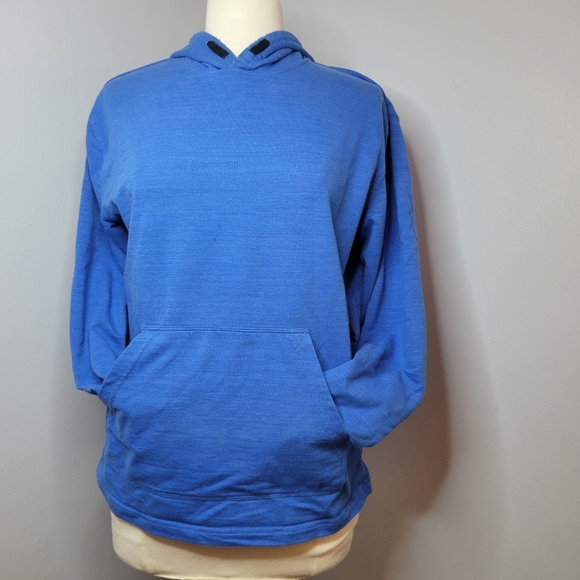 Hurley Men's Small H2O-Dri Modern Pullover Hoody Signal Blue Grey Lined Soft - Picture 8 of 14